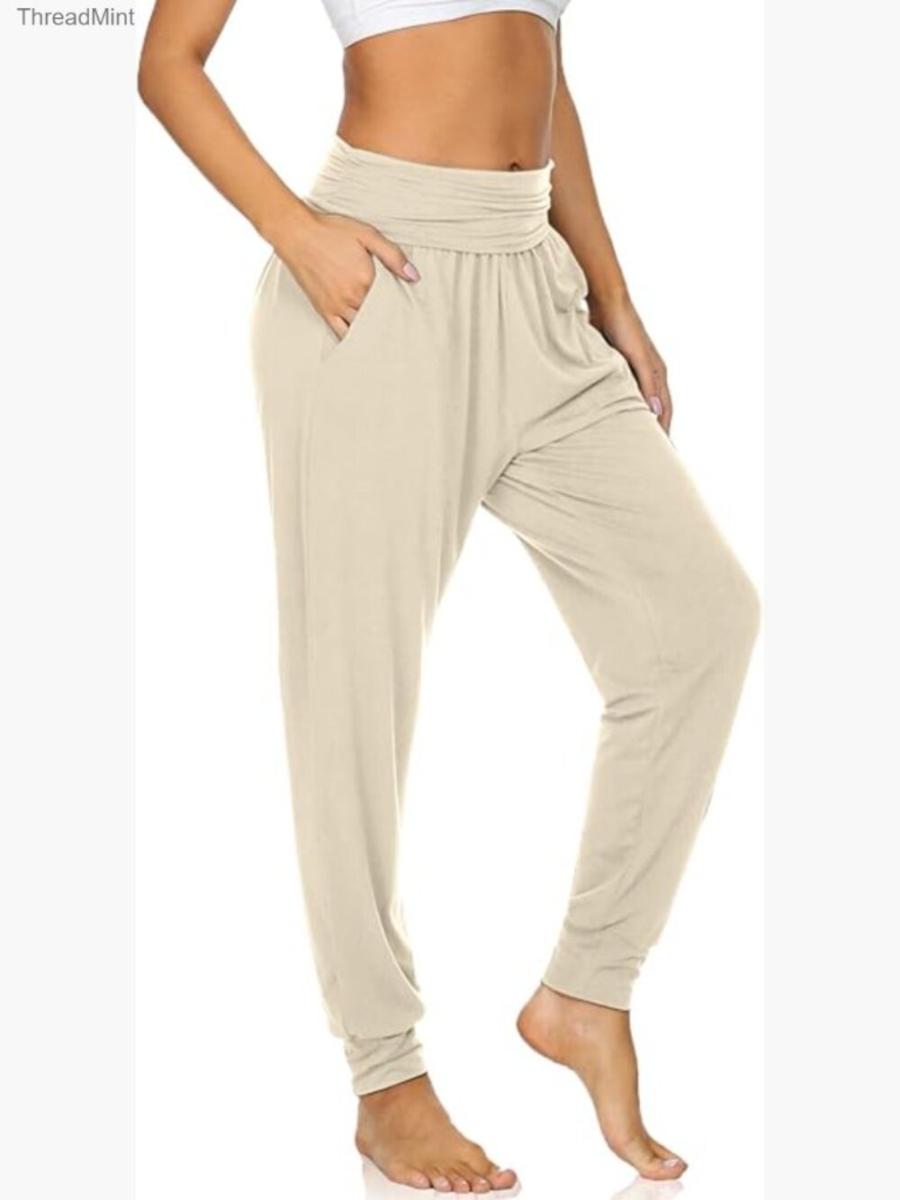 Women's Cozy Yoga Joggers Pants Loose Workout Sweatpants Lounge with Pockets